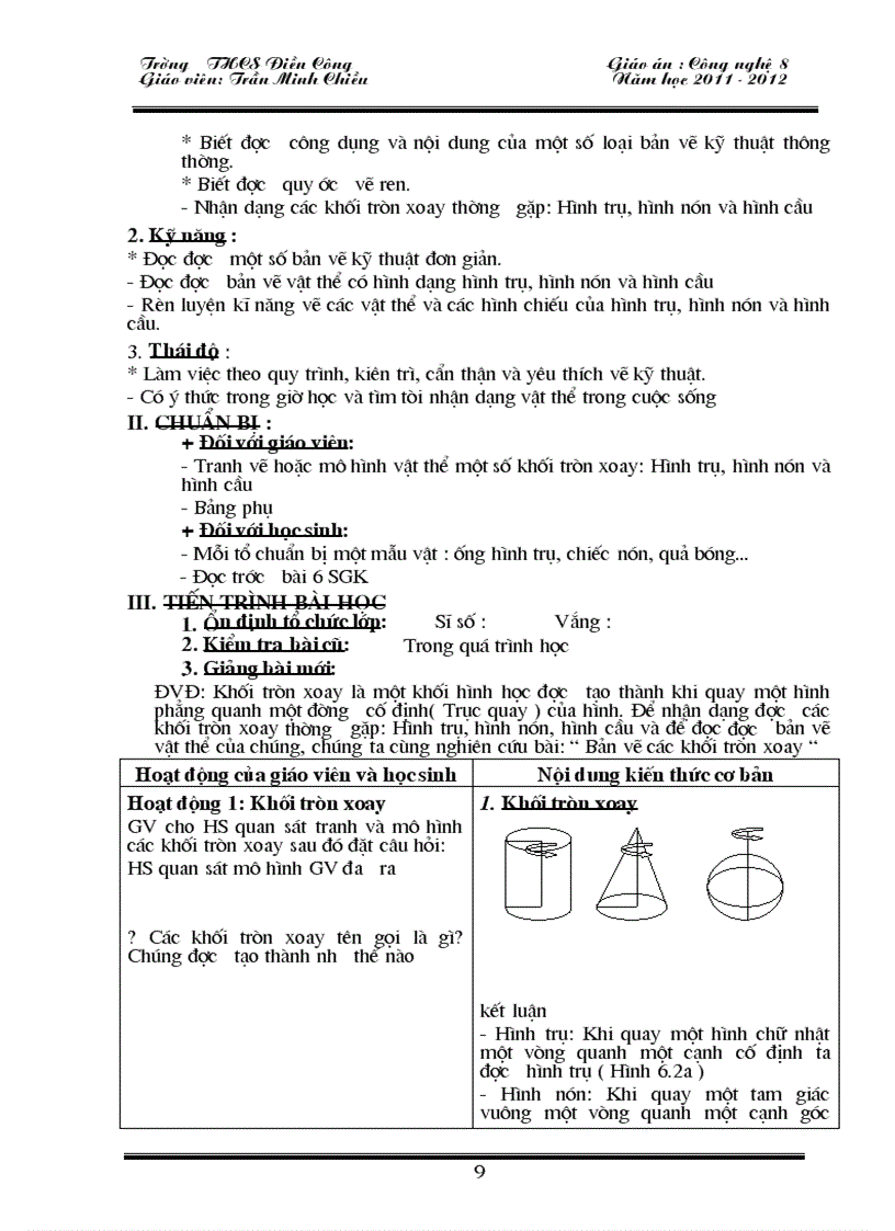 image for page Giao an cong nghe 8 2011 2012