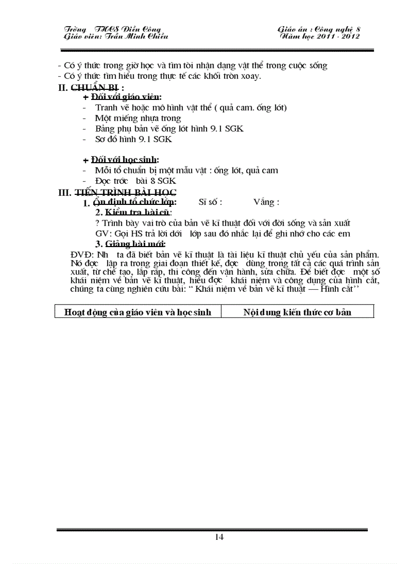 image for page Giao an cong nghe 8 2011 2012