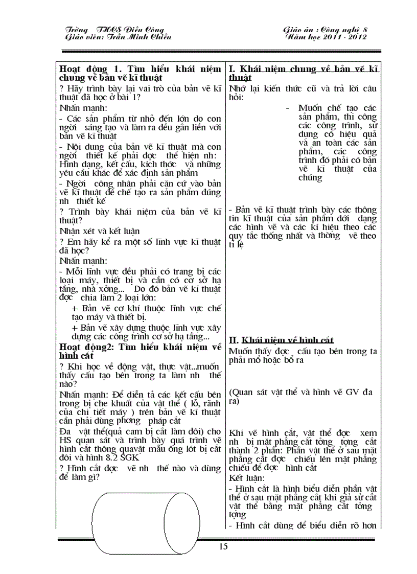 image for page Giao an cong nghe 8 2011 2012