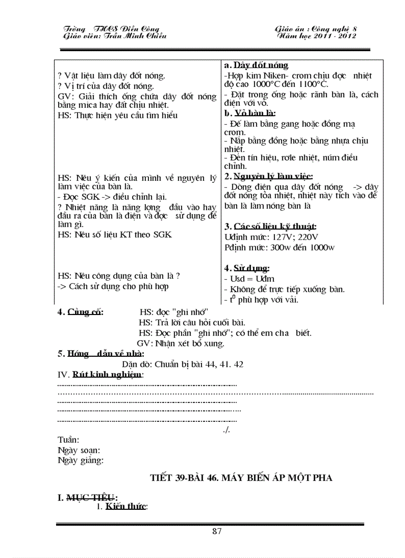 image for page Giao an cong nghe 8 2011 2012