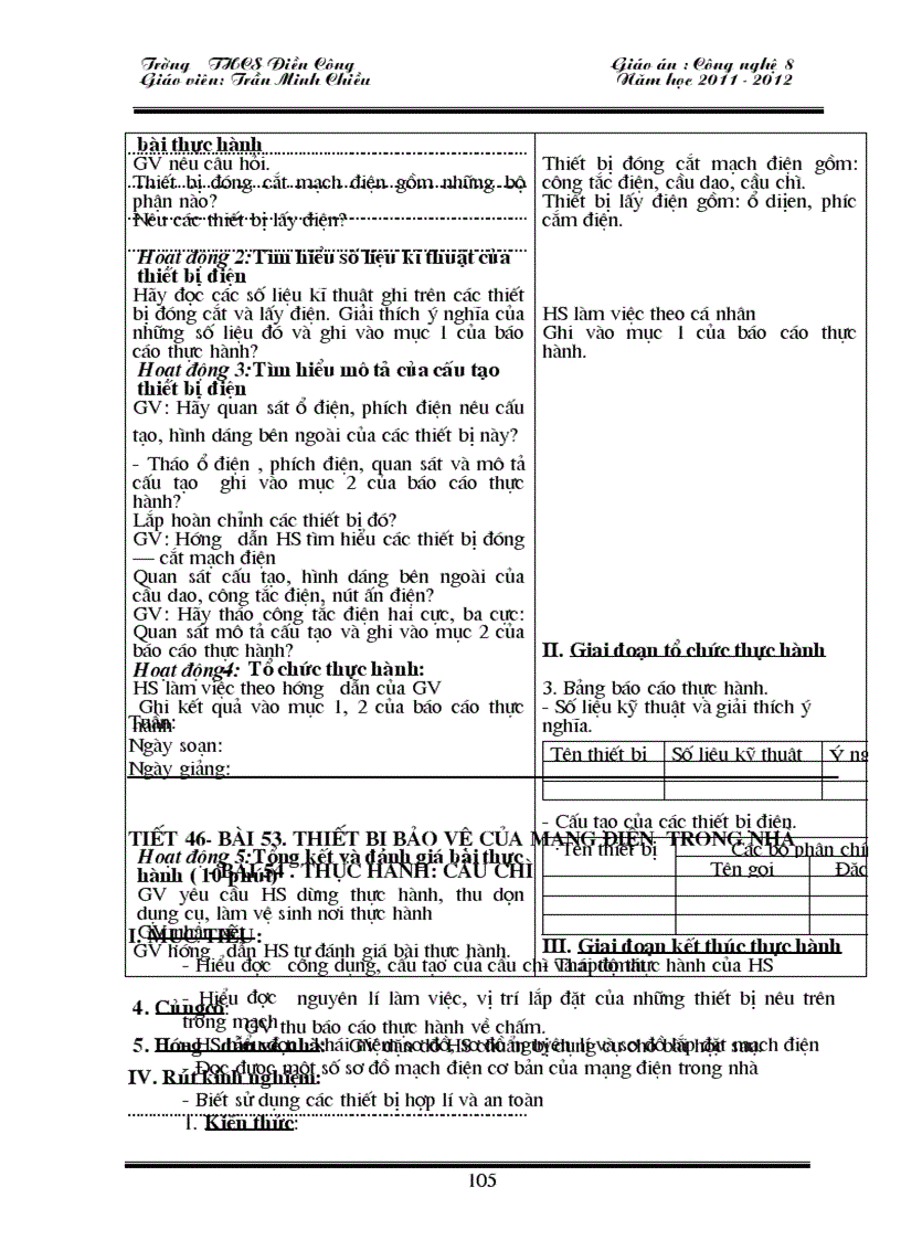 image for page Giao an cong nghe 8 2011 2012