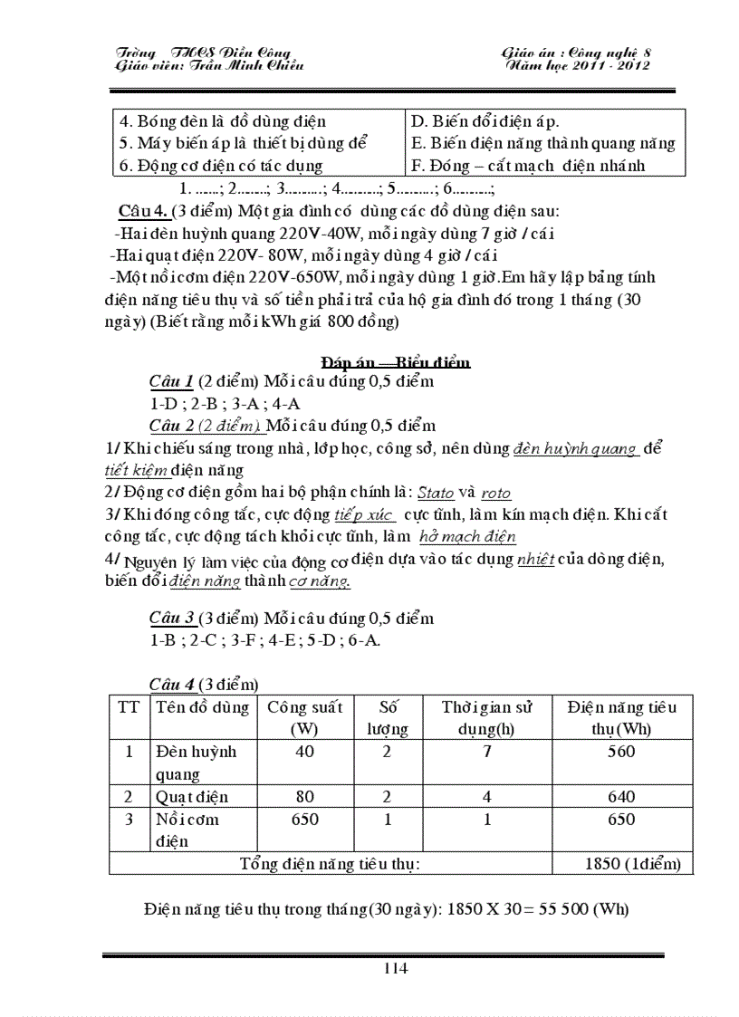 image for page Giao an cong nghe 8 2011 2012