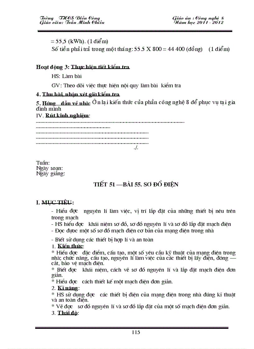 image for page Giao an cong nghe 8 2011 2012