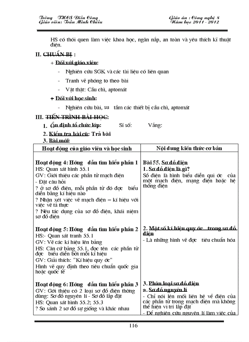 image for page Giao an cong nghe 8 2011 2012