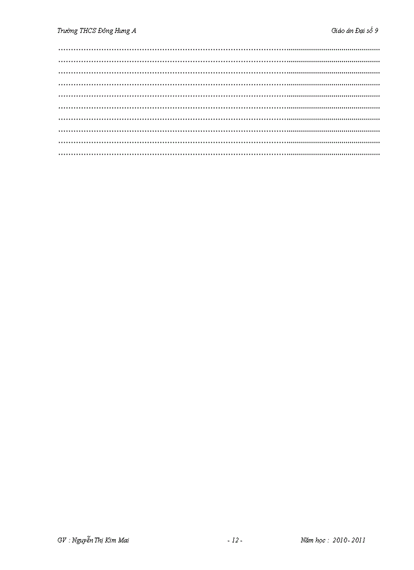 image for page Giáo án Đại số 9 Chương I đúng chuẩn 100