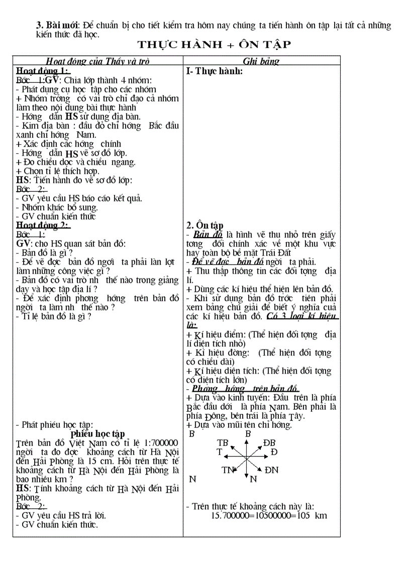 image for page Giáo án địa 6 từ tiết 1 11 soạn theo chuẩn KT KN