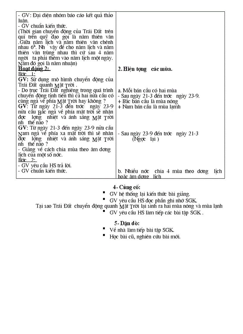 image for page Giáo án địa 6 từ tiết 1 11 soạn theo chuẩn KT KN