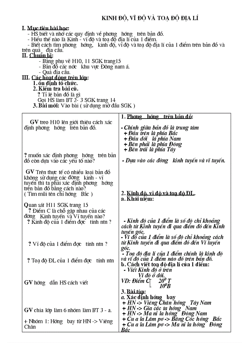 image for page Giao an dia li 6 chuan ktkn