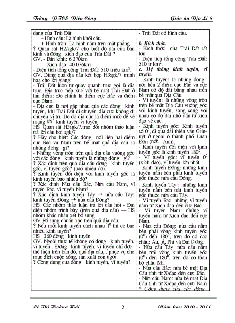 image for page Giao an dia li 6