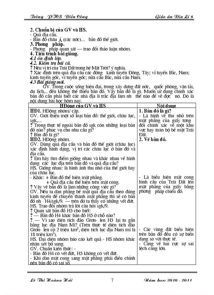 image for page Giao an dia li 6