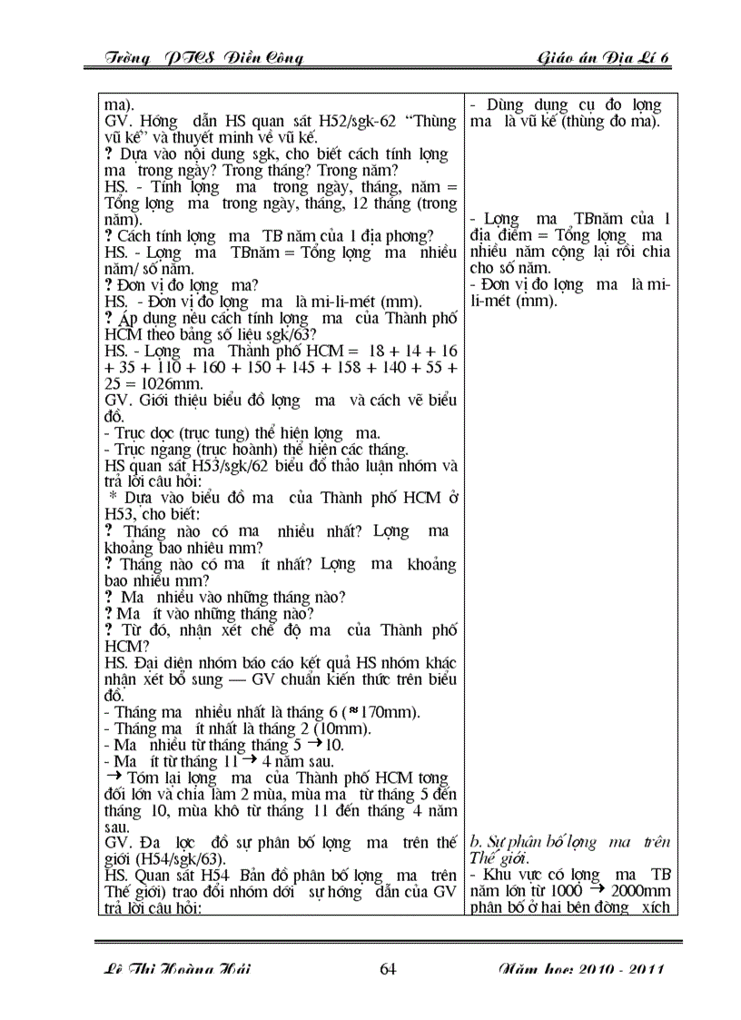 image for page Giao an dia li 6