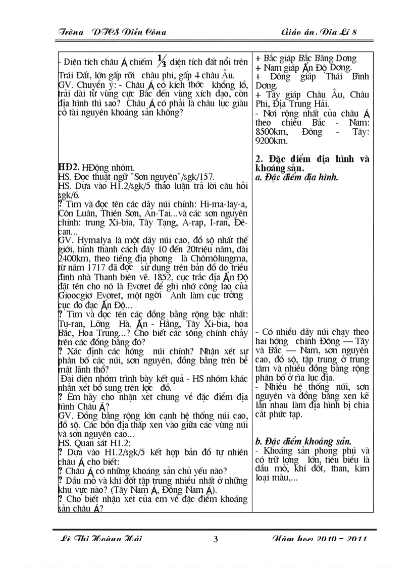 image for page Giao an dia li 8