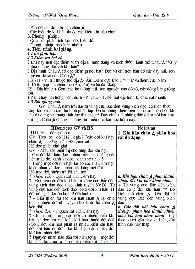 image for page Giao an dia li 8