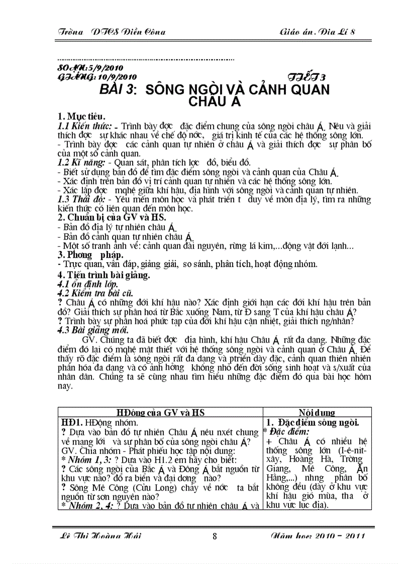 image for page Giao an dia li 8