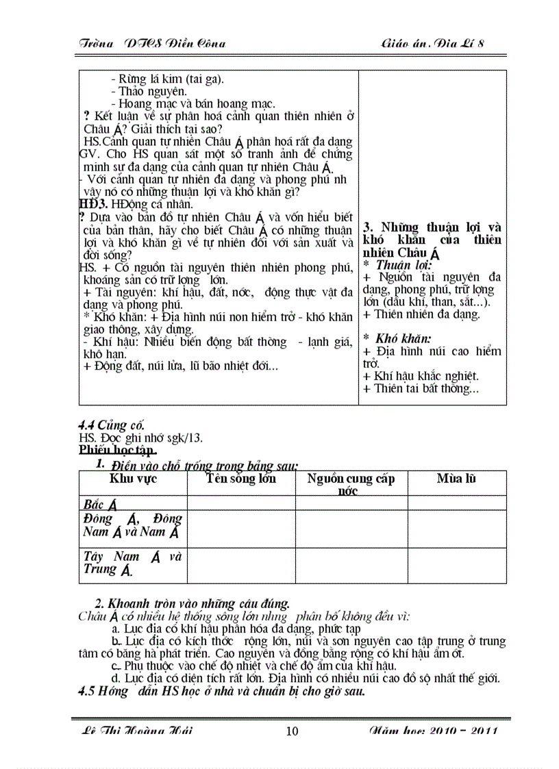 image for page Giao an dia li 8