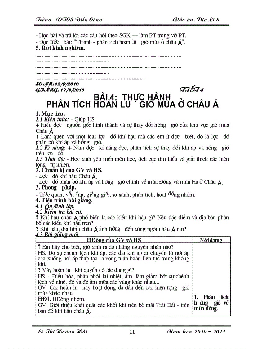 image for page Giao an dia li 8