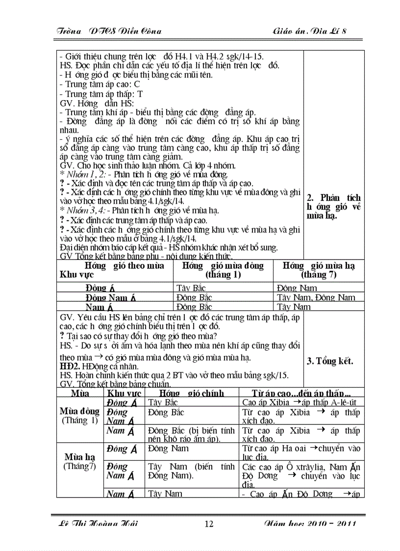 image for page Giao an dia li 8