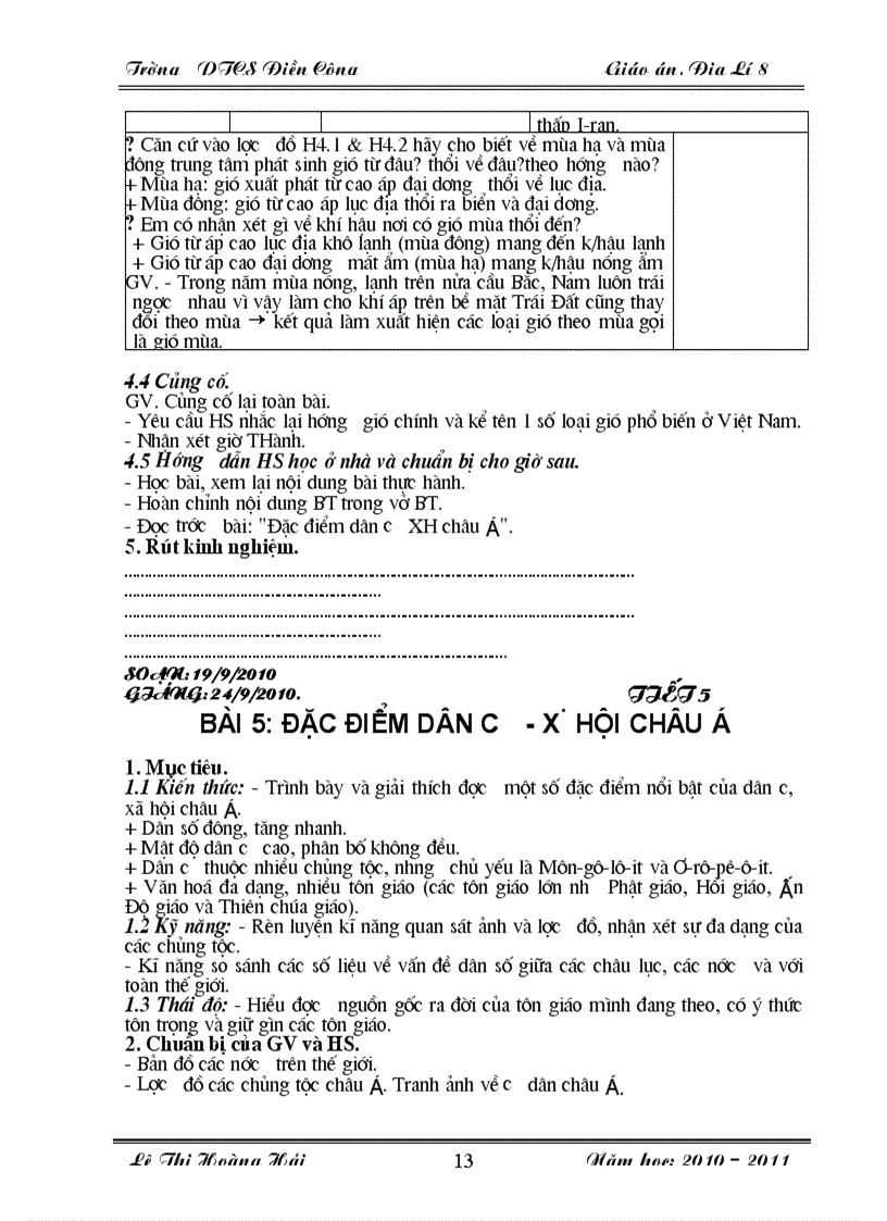 image for page Giao an dia li 8