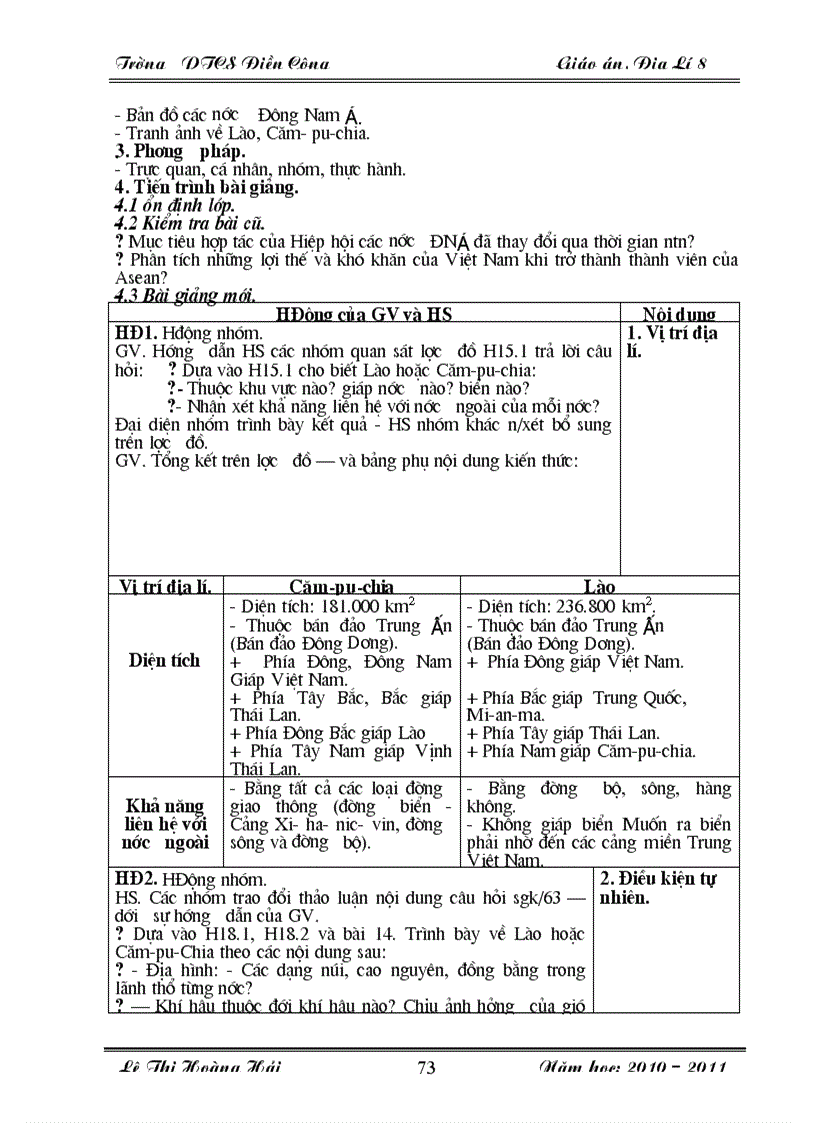 image for page Giao an dia li 8