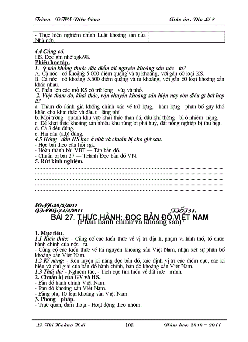 image for page Giao an dia li 8