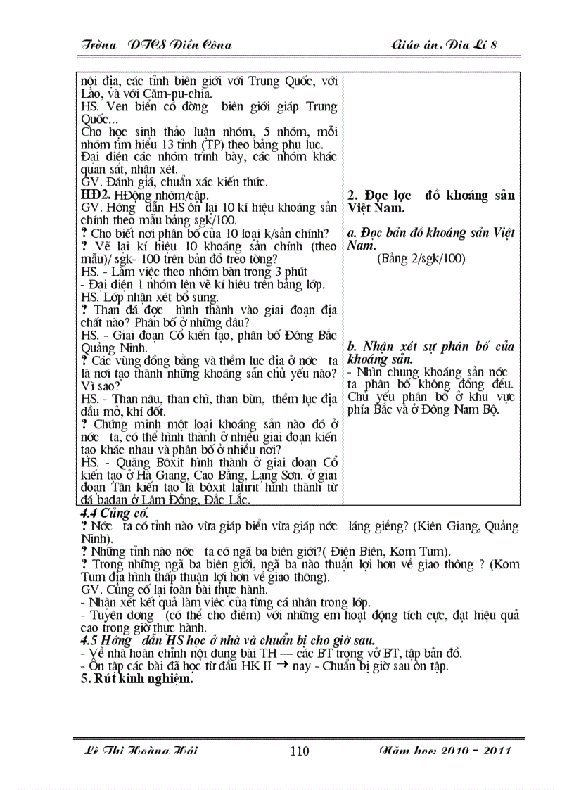 image for page Giao an dia li 8