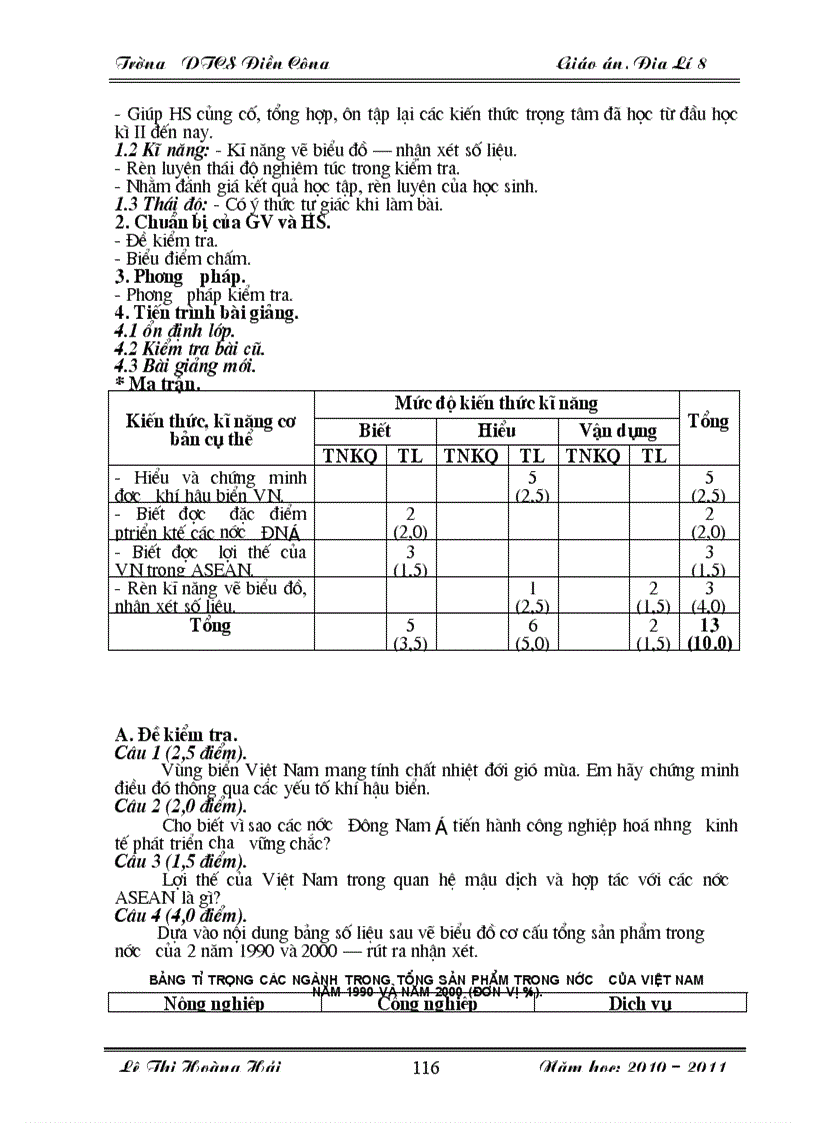 image for page Giao an dia li 8