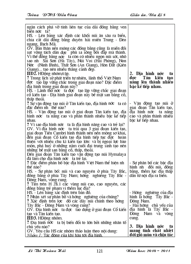 image for page Giao an dia li 8