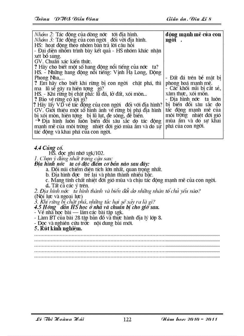 image for page Giao an dia li 8