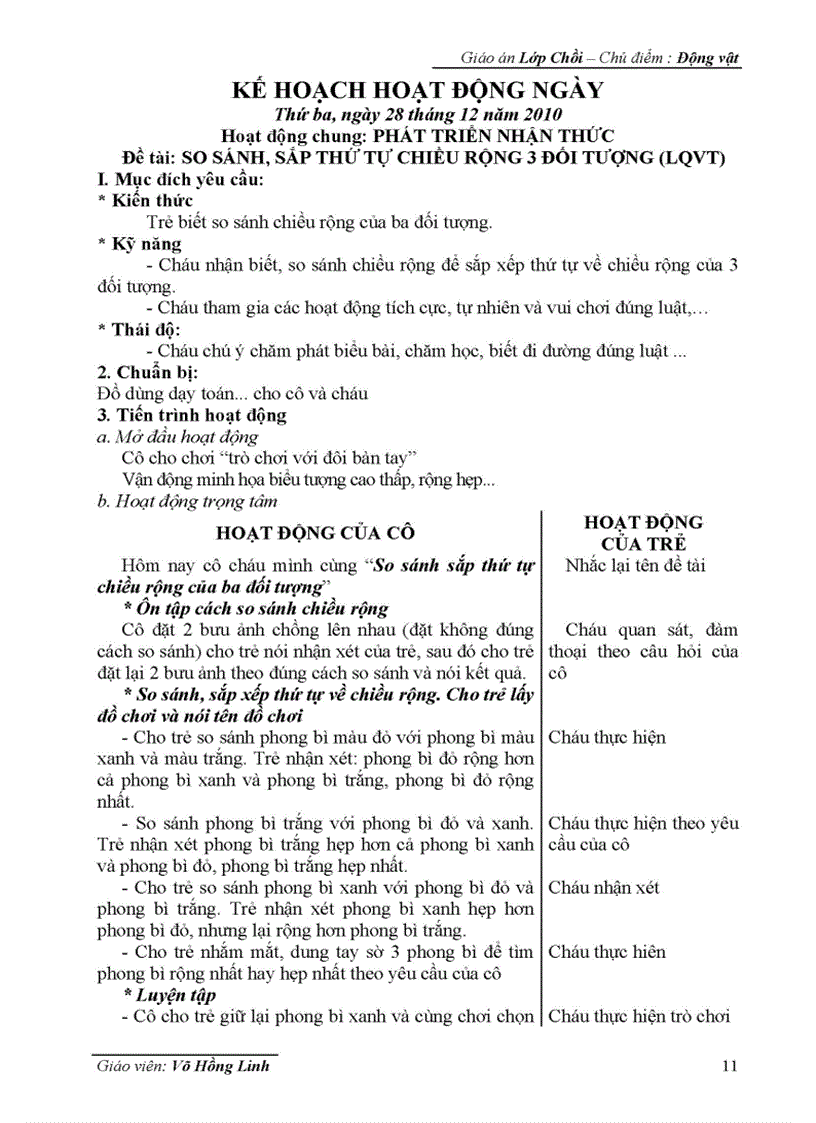 image for page Giáo án Động vật đổi mới