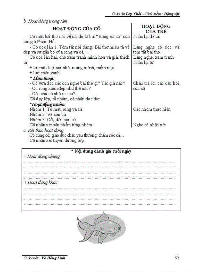 image for page Giáo án Động vật đổi mới