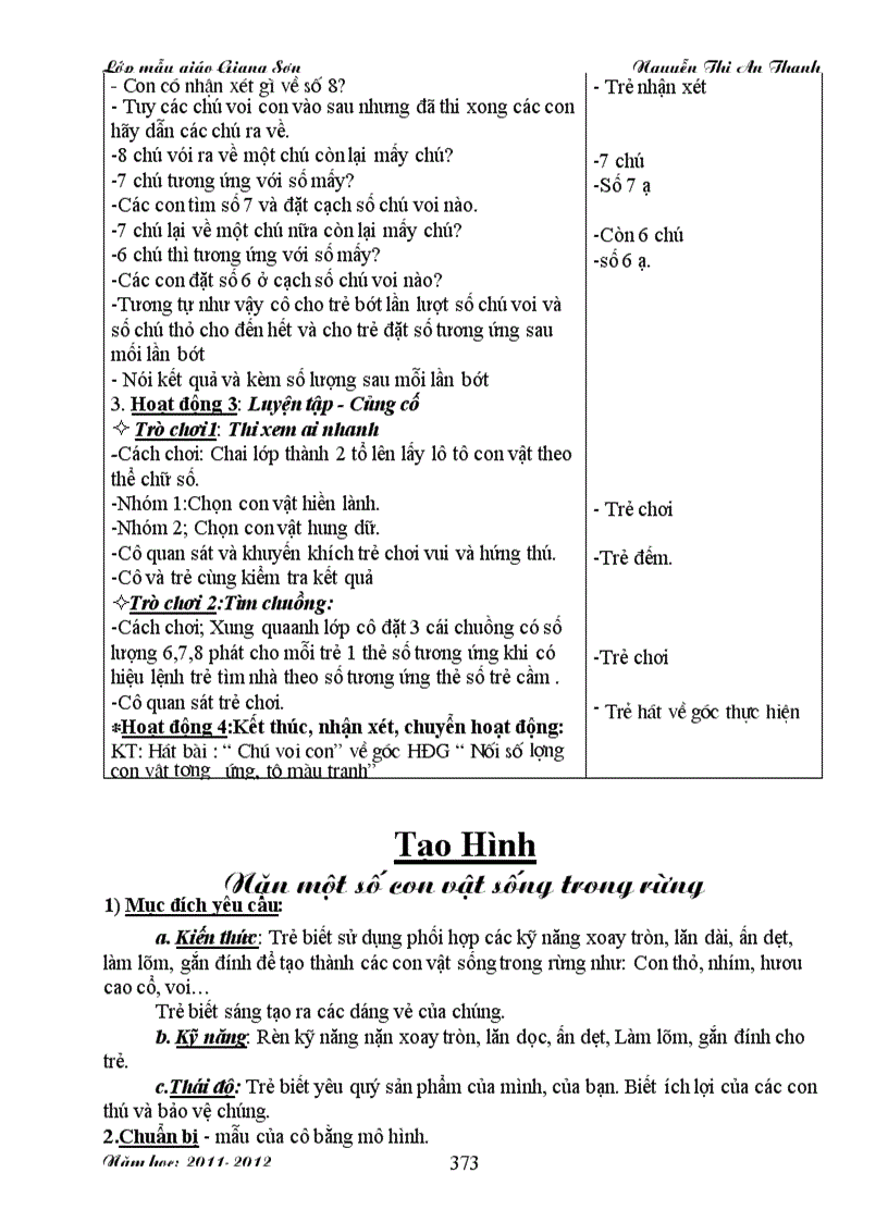 image for page Giáo án động vật sống trong rừng 5 tuổi