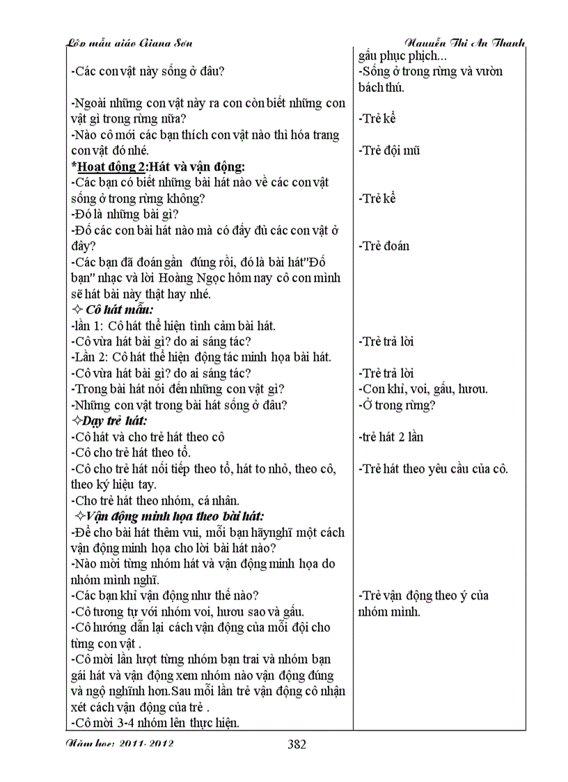 image for page Giáo án động vật sống trong rừng 5 tuổi