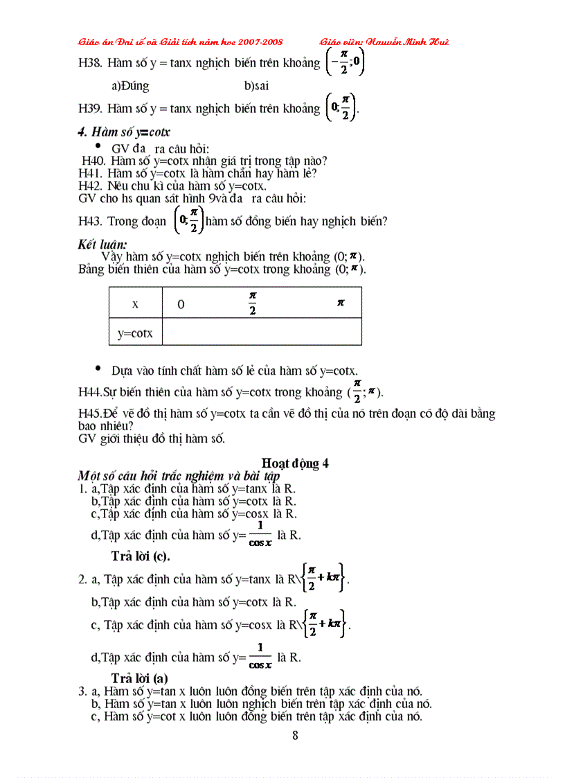 image for page Giao an ds 11 c