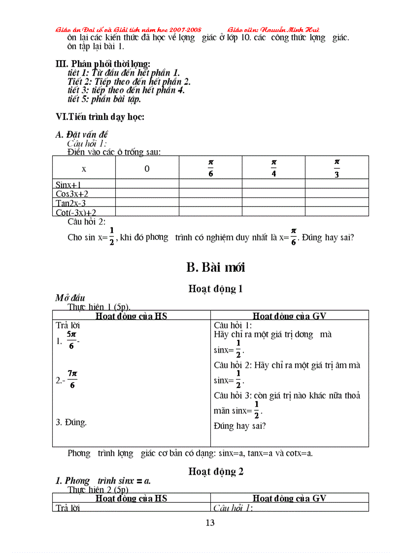 image for page Giao an ds 11 c