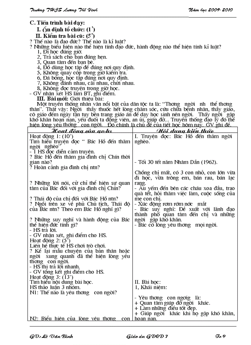 image for page Giáo án gdcd 7