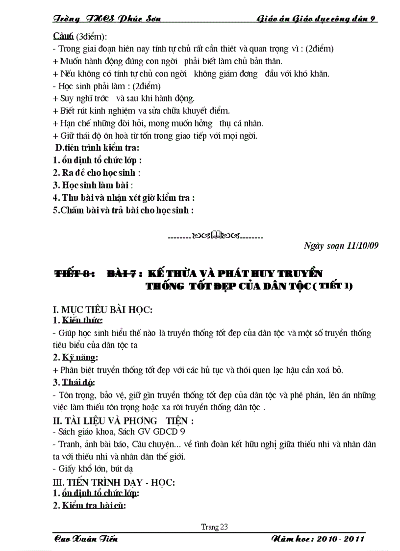 image for page Giao an gdcd9