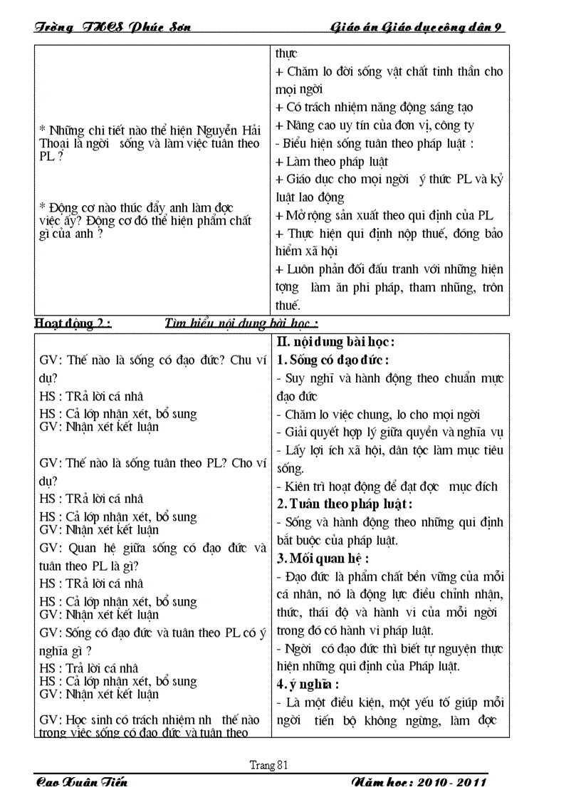 image for page Giao an gdcd9