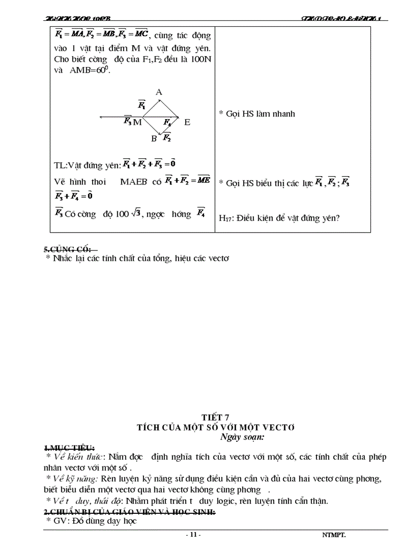 image for page Giáo án hình học 10cb