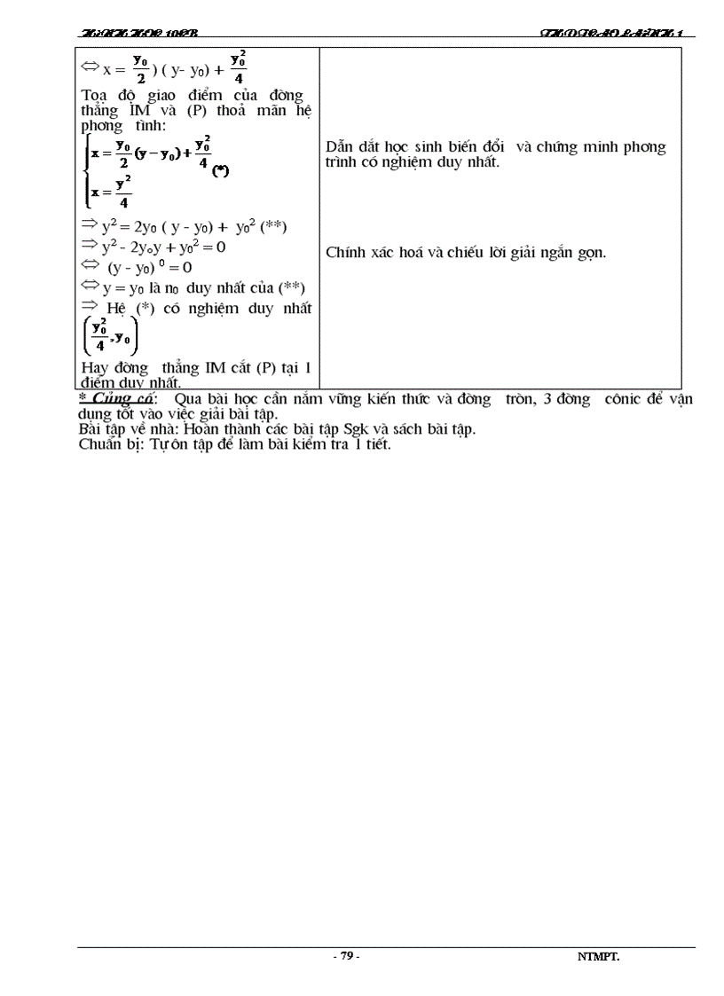 image for page Giáo án hình học 10cb