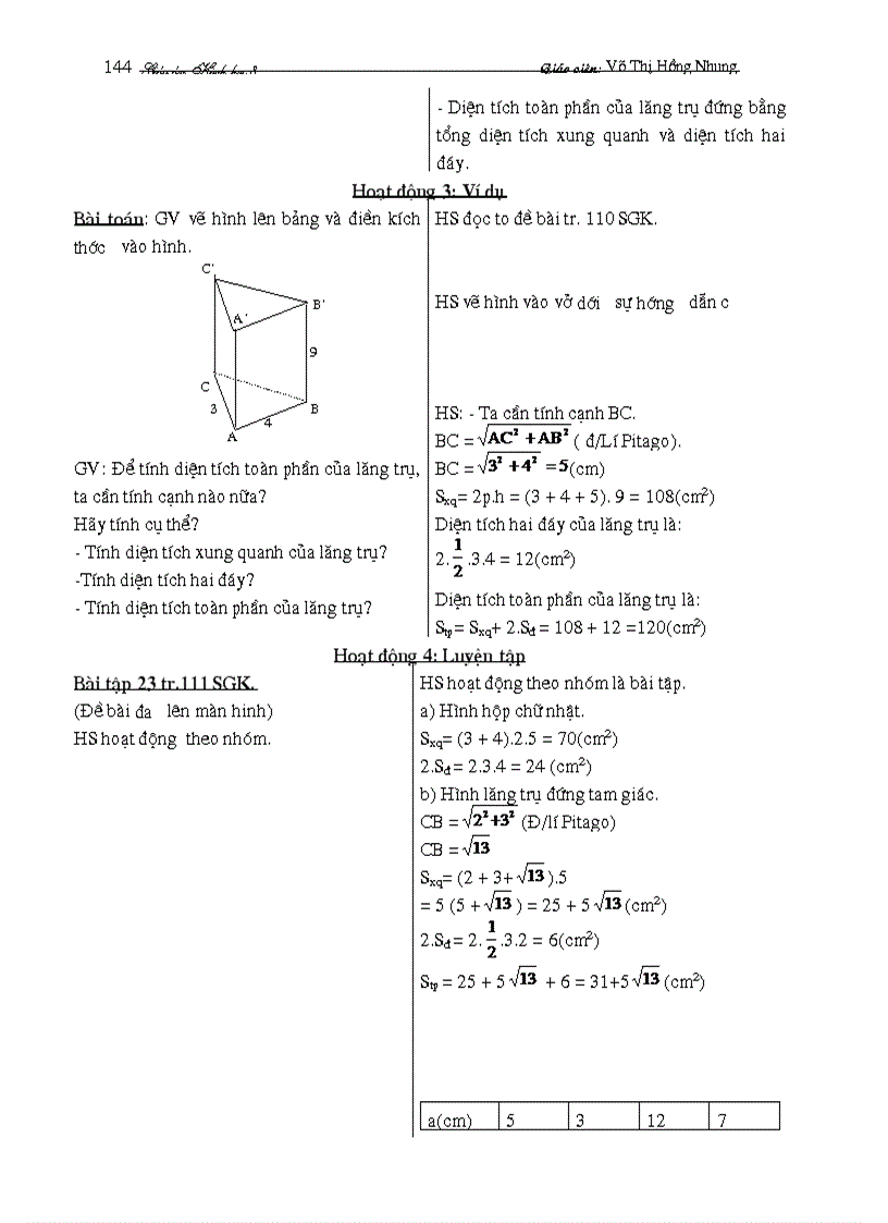 image for page Giao an Hinh hoc 8 10 11
