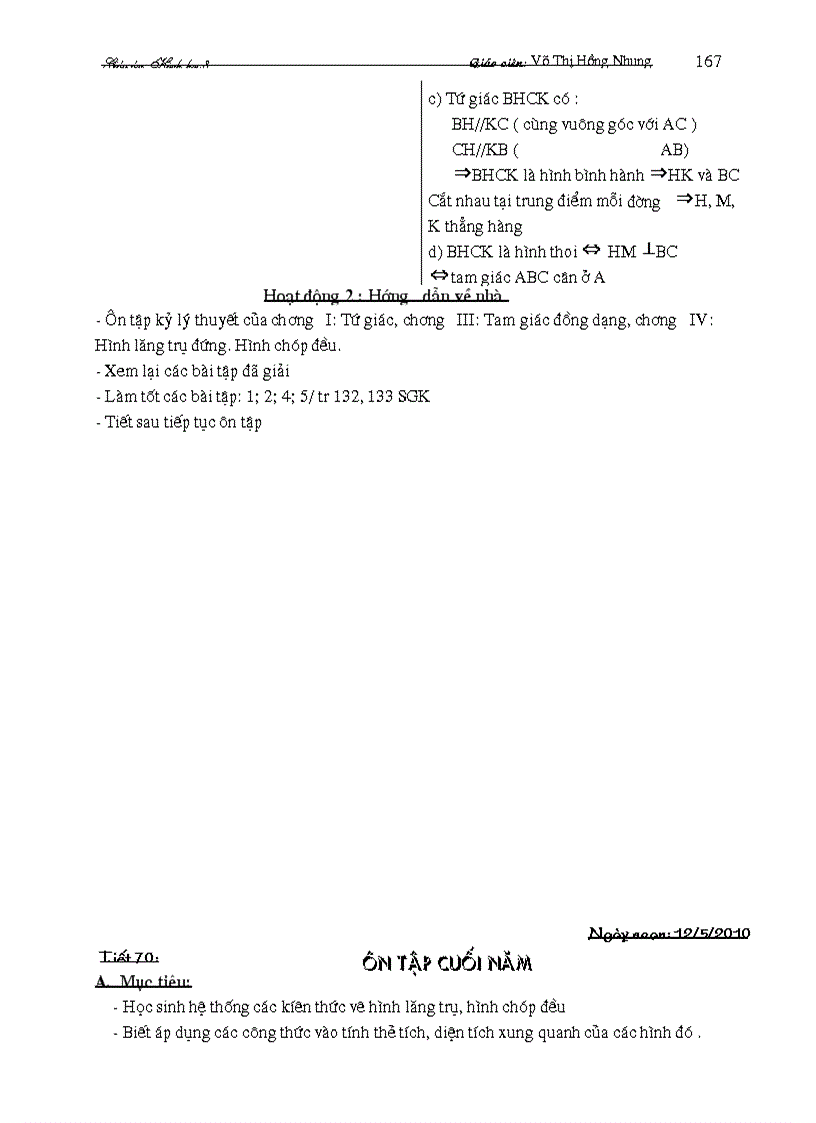 image for page Giao an Hinh hoc 8 10 11