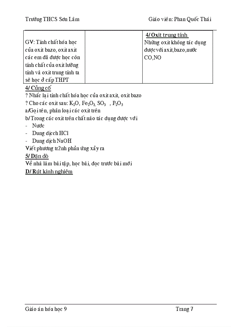 image for page Giáo án hóa 9 HK1