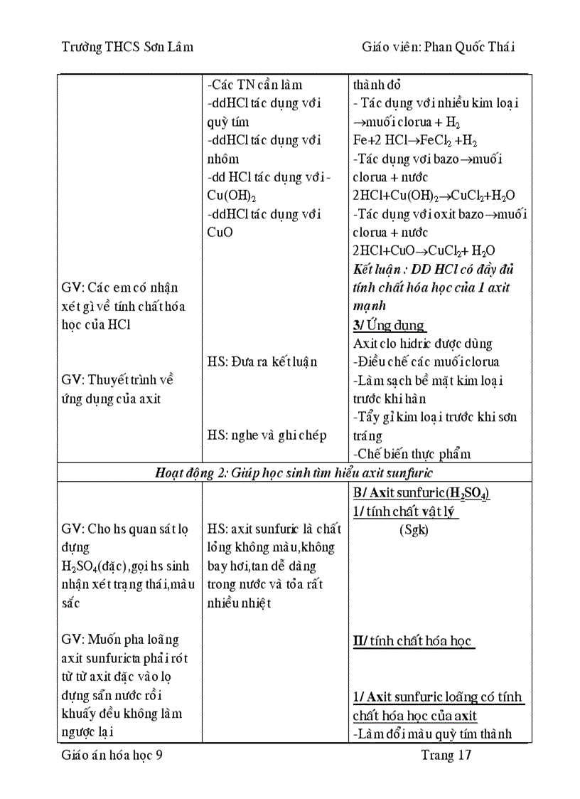 image for page Giáo án hóa 9 HK1