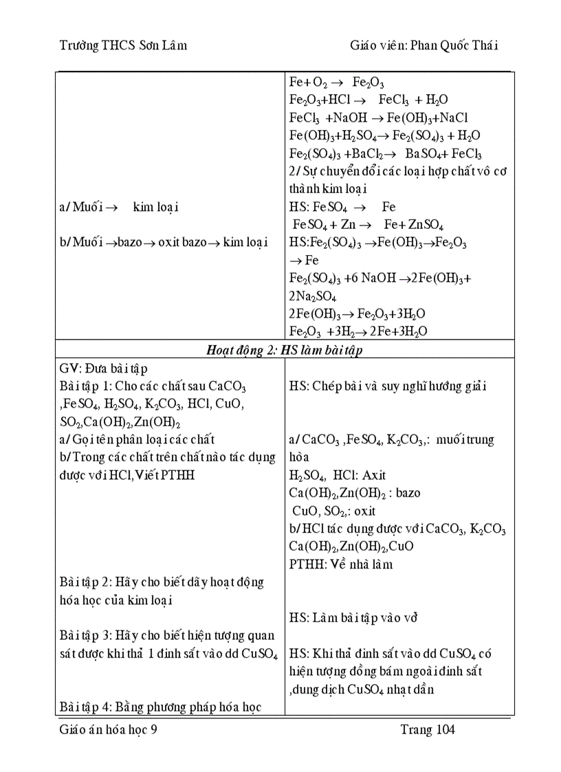 image for page Giáo án hóa 9 HK1