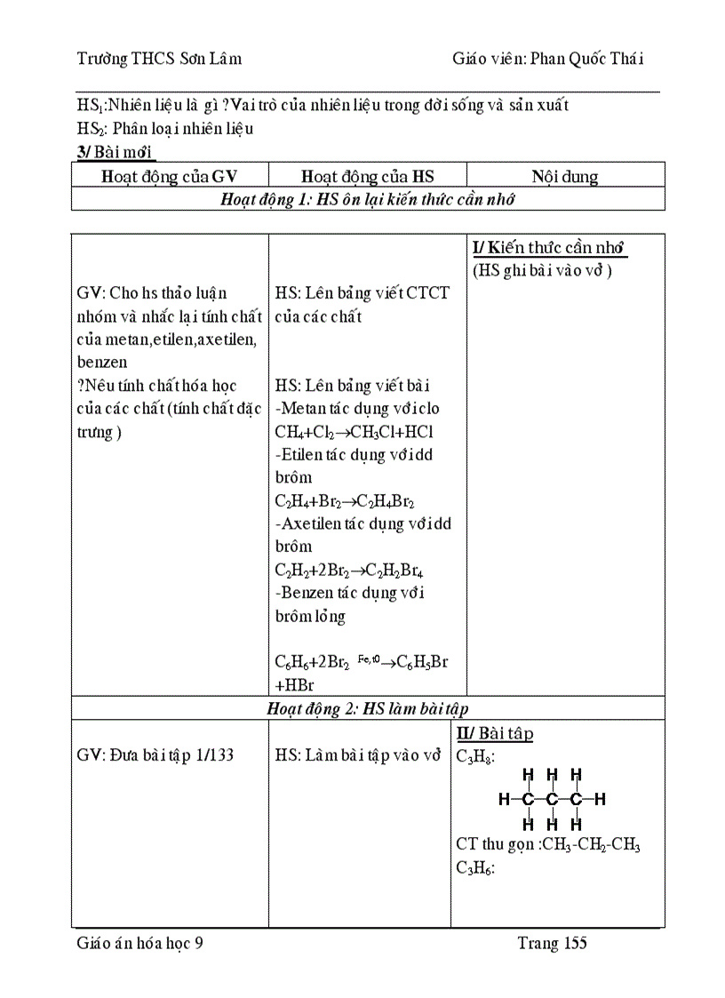 image for page Giáo án hóa 9 HK1