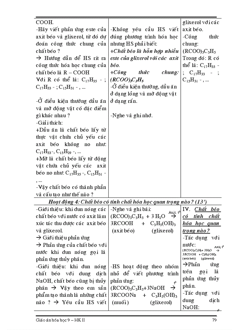 image for page Giáo án hóa học 9 HKII