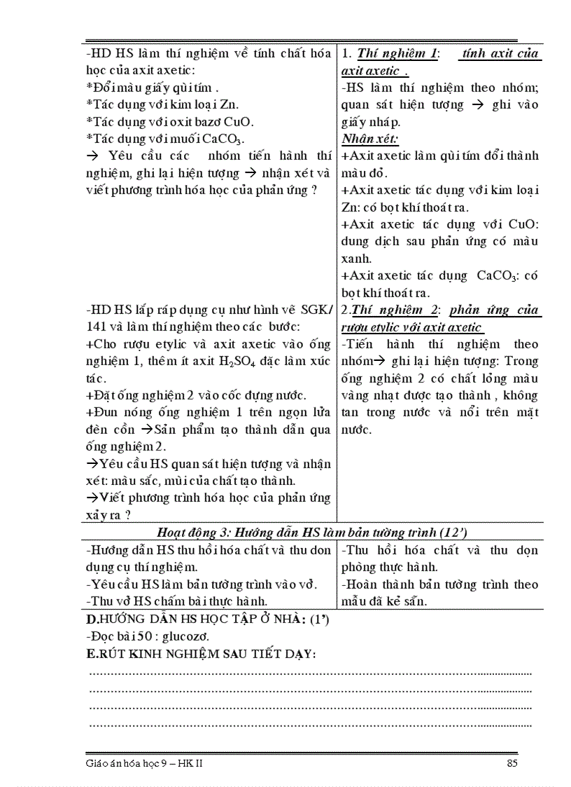 image for page Giáo án hóa học 9 HKII