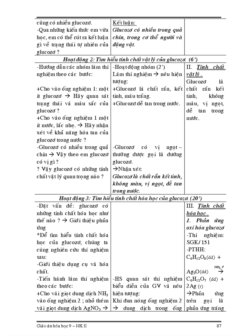 image for page Giáo án hóa học 9 HKII