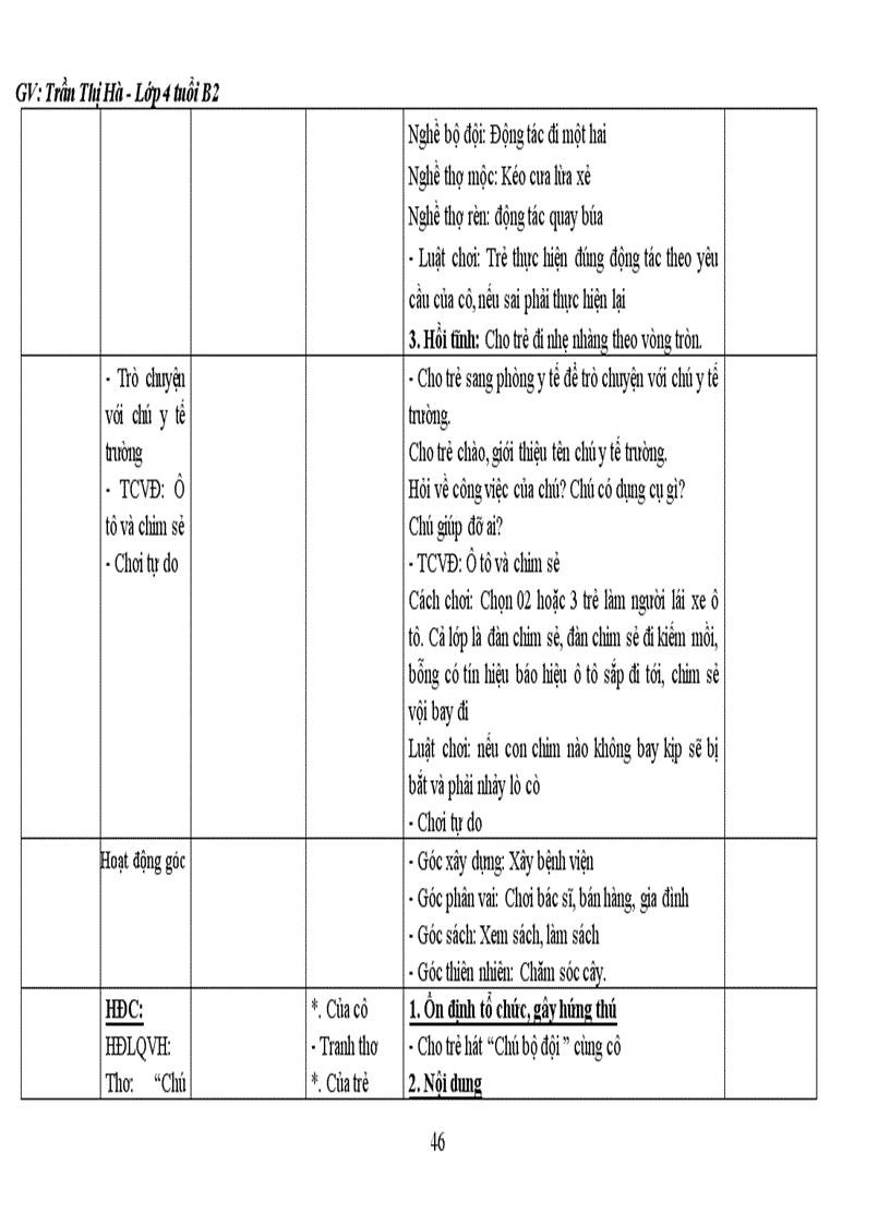 image for page Giáo an hoạt động học