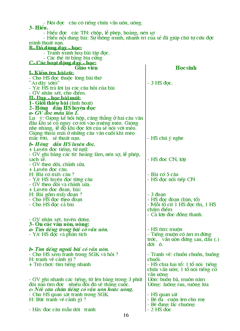 image for page Giáo án khối 1 tuần 27